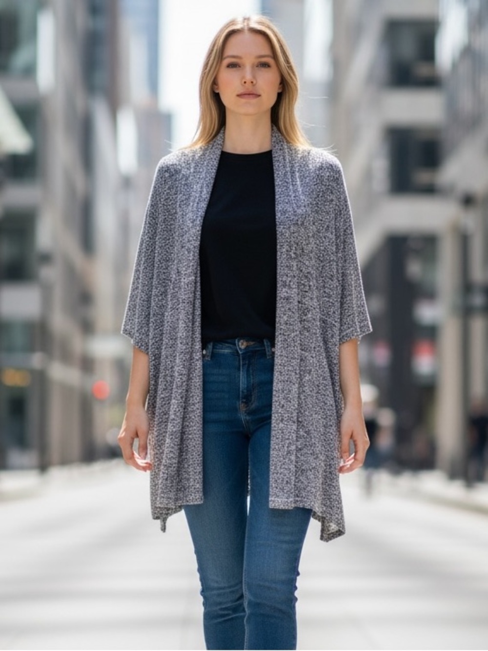 Happening in the Present Open Cardi size Medium